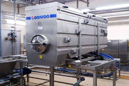 Система отделения сыворотки и охлаждения зерна (1 500 кг/ч)