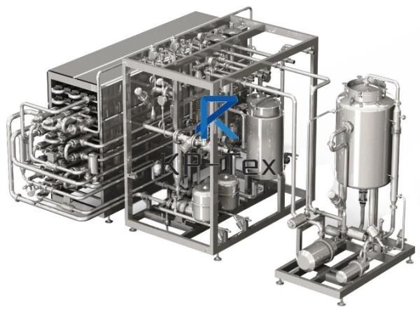 Трубчатая пастеризационно-охладительная установка для высокотемпературной обработки молока (ESL-молоко)