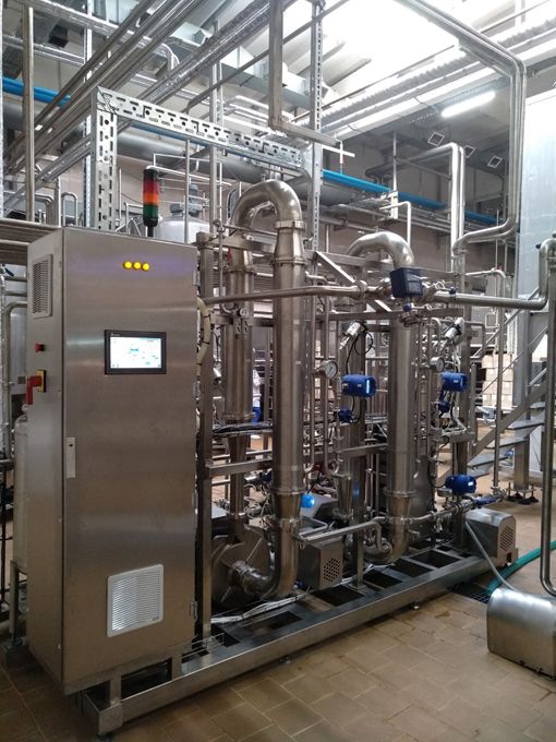 Установка мембранная многофункциональная «Водопад УТК.01-10,45-2-38» для производства творога, йогурта и других молочных продуктов производительностью 250 кг/ч по мягкому творогу