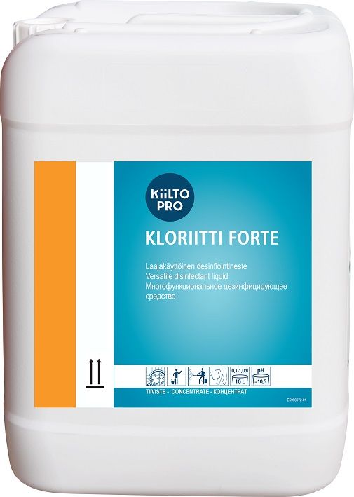 Дезинфицирующее средство на основе гипохлорита натрия Kiilto Kloriitti Forte
